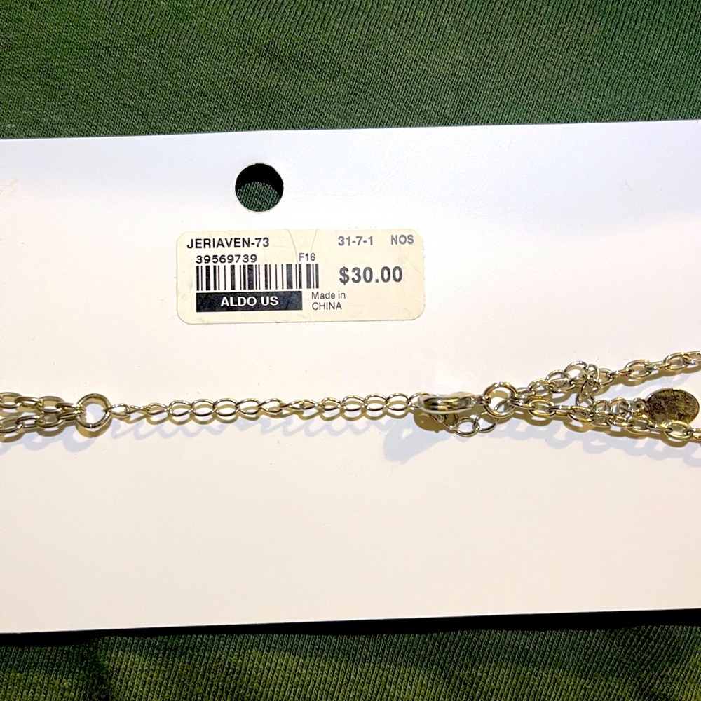 ALDO - Silver Rhinestone Choker - Picture 6 of 7